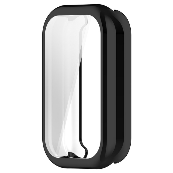 2w1 Etui z Osłoną do Xiaomi Redmi Smart Band 2 / Xiaomi Smart Mi Band 8 Active, Czarne