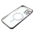 Zestaw Etui do iPhone 12 Pro, MagSafe Hybrid, czarne + Szklo
