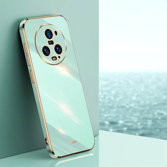 Etui do Honor Magic 5 Pro, Glamour CamShield, miętowe