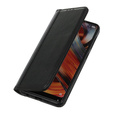 Etui do Samsung Galaxy A56 5G, Wallet Litchi Leather, czarne