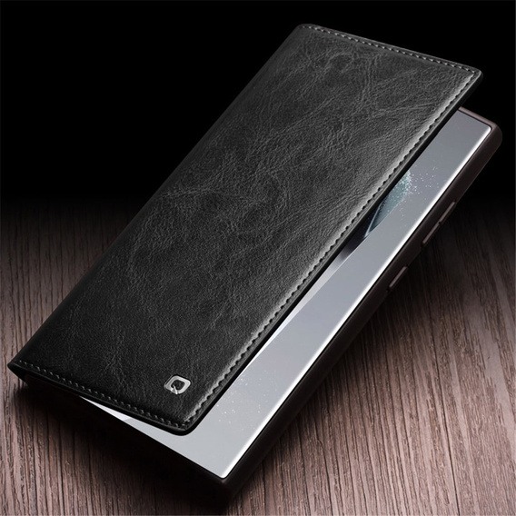 Etui QIALINO Leather Wallet z klapką do Samsung Galaxy S24 Ultra