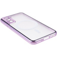 Etui Magnetic Dual Glass MagSafe do Samsung Galaxy S21, fioletowe