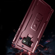 Etui pancerne do Samsung Galaxy Note 9, Dexnor Full Body, czerwone