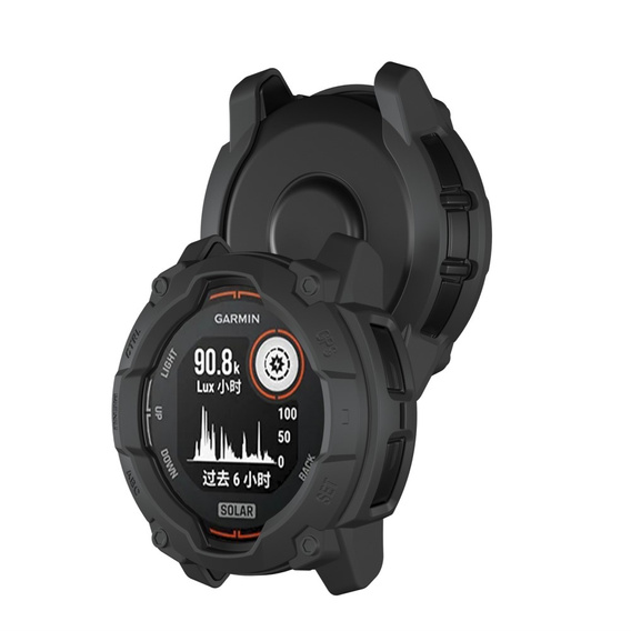 Osłona ochronna z TPU do Garmin Instinct 3 Solar / Instinct 3 AMOLED 50 mm – Czarna