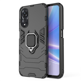 Etui do Oppo A78 5G, Kickstand Ring, czarne