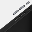 Etui ABEEL do iPhone 16e, Carbon Fiber, do MagSafe, czarne