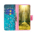 Etui z klapką do Nokia C12 4G, Wallet, Sakura niebieskie
