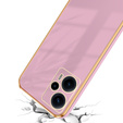 Etui do Xiaomi Poco F5, Glamour CamShield, fioletowe