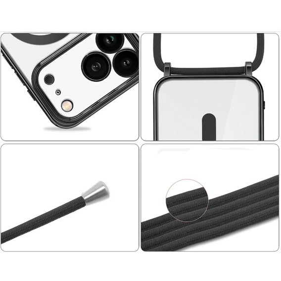 Etui Electro MagSafe ze smyczą do iPhone 17 Pro Max