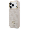 Etui GUESS 4G Strass Logo z paskiem, MagSafe do iPhone 17 Pro