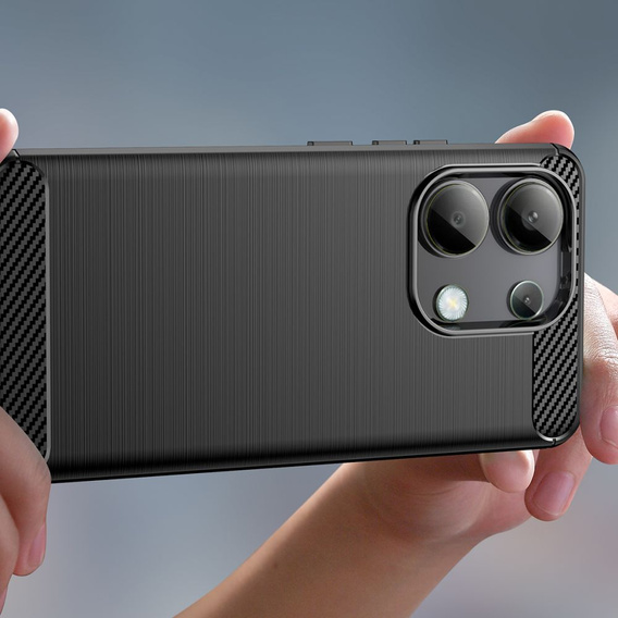 Etui Tech-Protect TPUCarbon do Xiaomi Redmi Note 13 4G, czarne