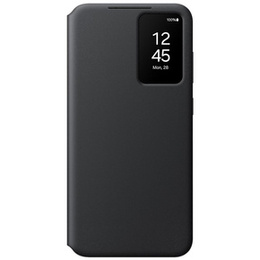 Oryginalne Etui Samsung do Galaxy S24+ Plus, S View Wallet Cover, Czarne