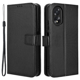 Etui z klapką do Oppo A38 4G / Oppo A18 4G, Wallet Smart Magnet, czarne