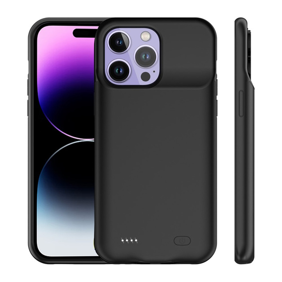 Etui z Baterią 7000mAh do iPhone 14 Pro, Czarne