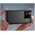 Etui do Xiaomi 13T / 13T Pro, Karbon, czarne