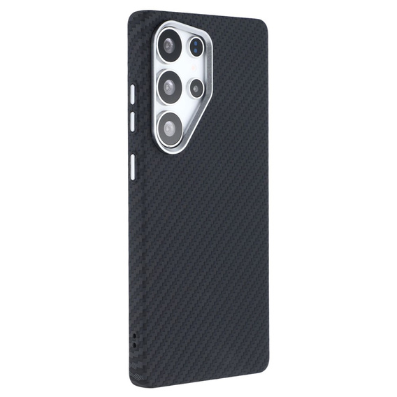 Etui do Samsung Galaxy S25 Ultra, Carbon Fiber MagSafe, czarne