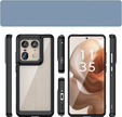 Etui do Motorola Edge 50 Ultra, Fusion Hybrid, przezroczyste / czarne