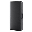 Etui z klapką do Samsung Galaxy A35 5G, Split Leather, czarne