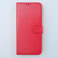 Etui z klapką do Motorola Moto G54 5G, Crazy Horse Wallet, czerwone