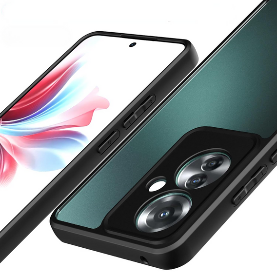 Etui do Oppo Reno 11F 5G, Fusion Hybrid, matowe / czarne