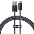 Baseus kabel USB-A USB-C 1 m 100 W - Szary