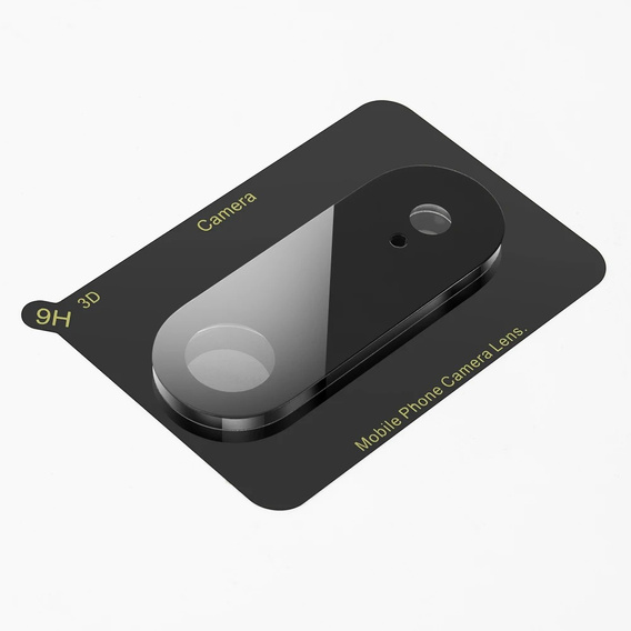 2x Szkło hartowane ERBORD na wyspę aparatów do iPhone Air, czarne