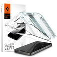 SPIGEN Szkło Hartowane do iPhone 15 Pro, Glas.TR EZ Fit (2 sztuki), Czarne