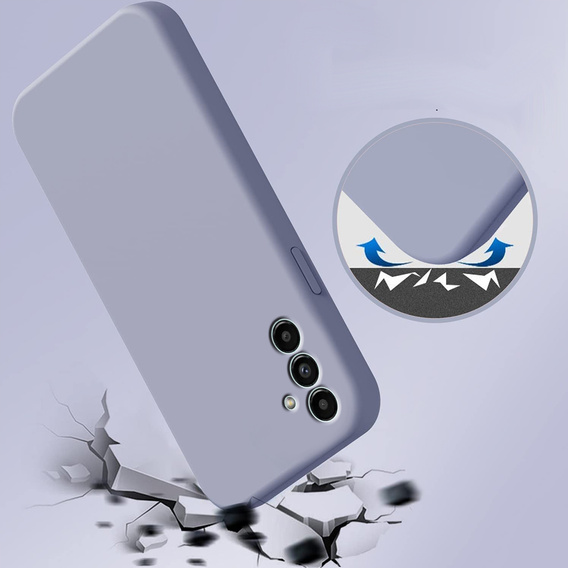Etui do Samsung Galaxy A04S / A13 5G, Silicone Lite, lawendowe