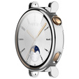 2w1 Etui z Osłoną na ekran do Huawei Watch GT 4 41mm, Srebrne