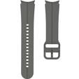Pasek silikonowy do Samsung Galaxy Watch 4/5/6 40/42/43/44/45/46/47mm, Szary