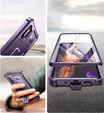 Etui pancerne do Samsung Galaxy Note 10 Plus, Dexnor Full Body, fioletowe