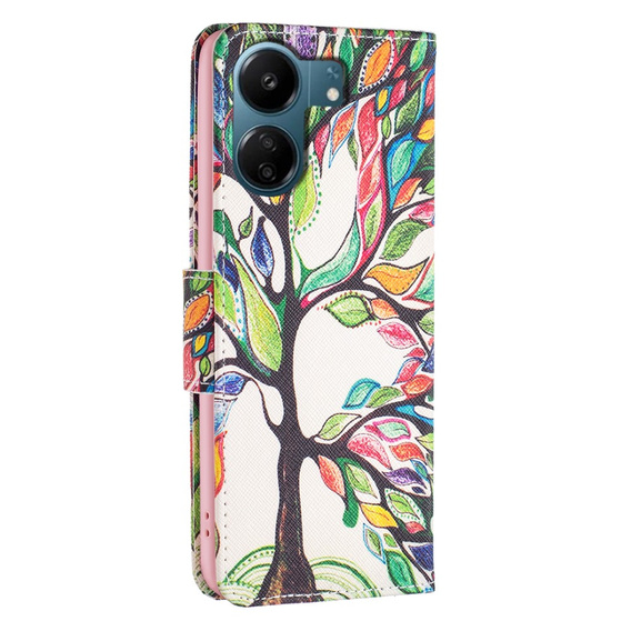 Etui z klapką do Xiaomi Redmi 13C / Poco C65, Wallet, Tree of Life