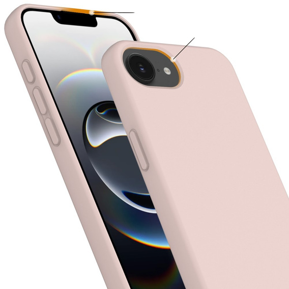 Etui do iPhone 16e, Silicone MagSafe, różowe