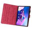 Etui do Lenovo Tab M10 Plus 10.6 Gen 3, z klapką, animal, czerwone
