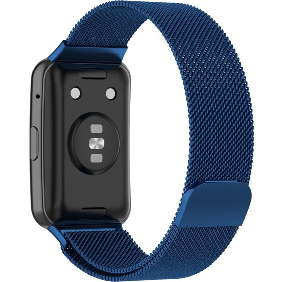 Pasek Bransoleta Milanese do Huawei Watch Fit, Granatowy