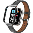 Pasek Skórzany do Xiaomi Redmi Watch 3 Active, Czarny