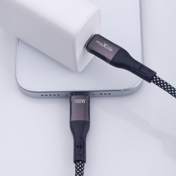 Kabel magnetyczny USB-C – USB-C 100 W, 1,0 m do urządzeń z USB-C