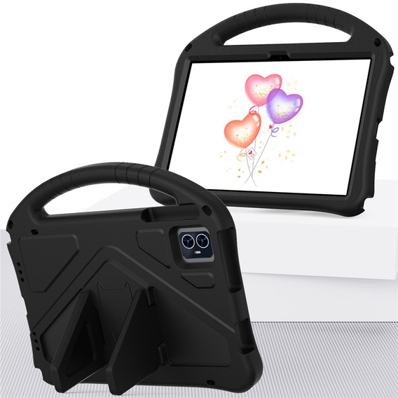 Etui dziecięce do T Tablet 2 5G, z podstawką i uchwytem, czarne
