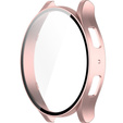 2w1 Etui + Szkło Hartowane do Samsung Galaxy Watch 6 44mm, Różowe złoto