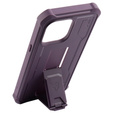 Etui pancerne do iPhone 14 Pro Max, Dexnor Full Body, fioletowe