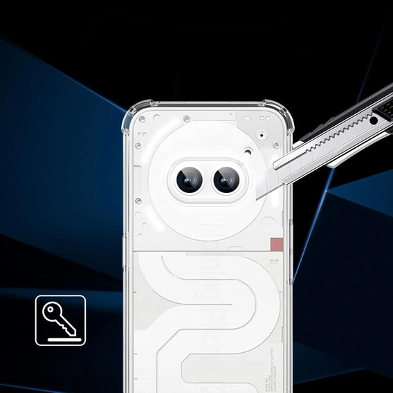 Etui do Nothing Phone 2a, Dropproof, przezroczyste