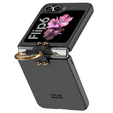 Etui GKK Ring Holder do Samsung Galaxy Z Flip7 FE / Z Flip6, czarne