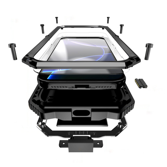 Etui pancerne z podstawką R-JUST do iPhone 17 Pro Max