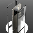 Etui do Realme GT 7 Pro, Frame Case, czarne