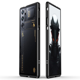 Etui do ZTE nubia Red Magic 9 Pro / 9 Pro+ / 10 Pro / 10 Pro+ 5G, Armor Bumper, czarne / srebrne