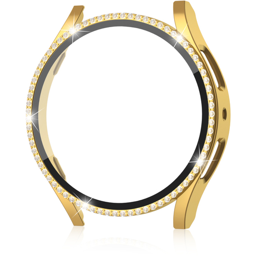 2w1 Etui + Szkło Hartowane do Samsung Galaxy Watch 6 40mm, Złote