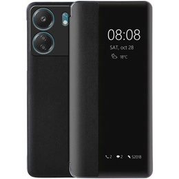 Etui do Xiaomi Redmi 13C / Poco C65, z klapką Side View, czarne