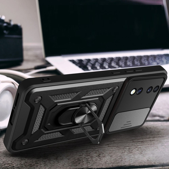Etui pancerne do Honor 70 5G, CamShield Slide, czarne