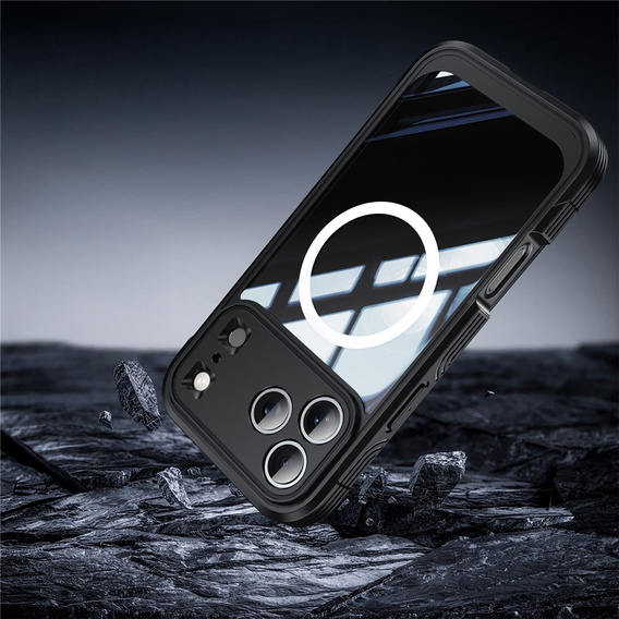Etui Shockproof ze szkłem do MagSafe do iPhone 17 Pro Max