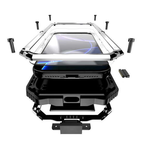 Etui pancerne z podstawką R-JUST do iPhone 17 Pro Max